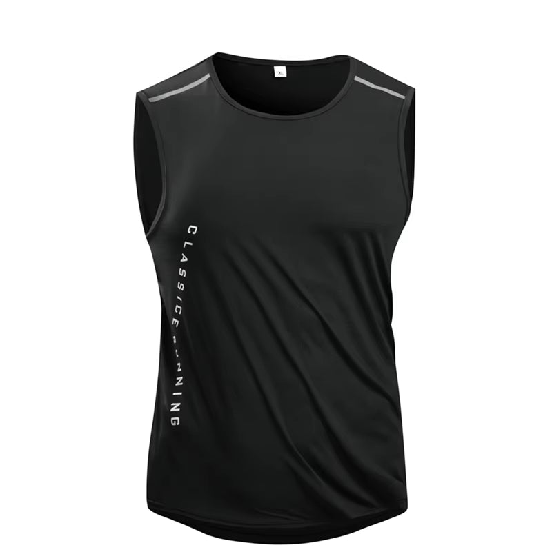 Men'S Running Vest Quick Drying Gym Tank Top Men Fitness Sleeveless Shirt Male Mesh Breathable Fitness Sports Vest