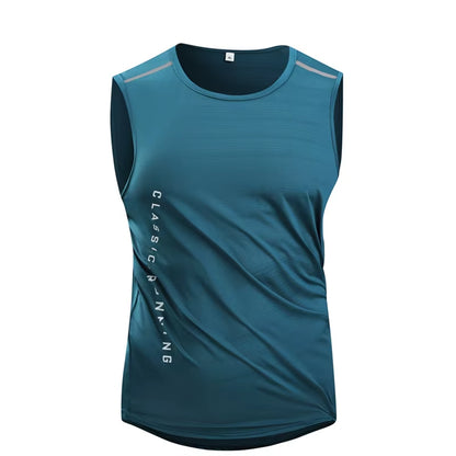Men'S Running Vest Quick Drying Gym Tank Top Men Fitness Sleeveless Shirt Male Mesh Breathable Fitness Sports Vest