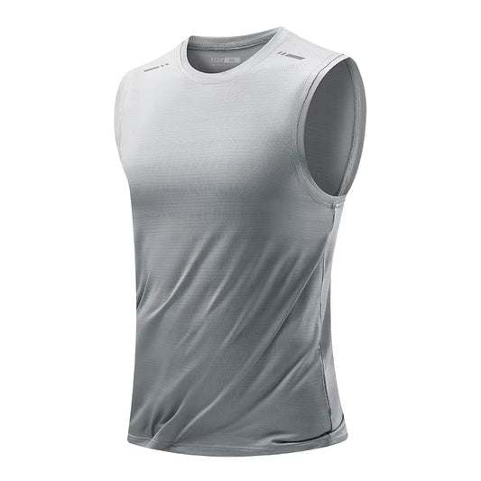 Men'S Running Vest Quick Drying Gym Tank Top Men Fitness Sleeveless Shirt Male Mesh Breathable Fitness Sports Vest