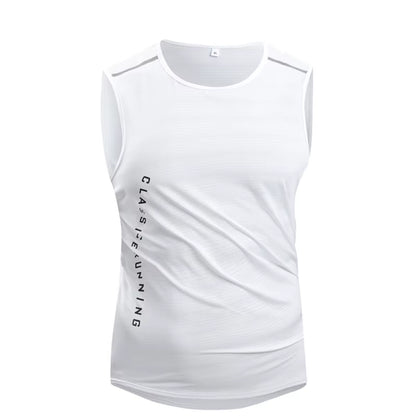 Men'S Running Vest Quick Drying Gym Tank Top Men Fitness Sleeveless Shirt Male Mesh Breathable Fitness Sports Vest