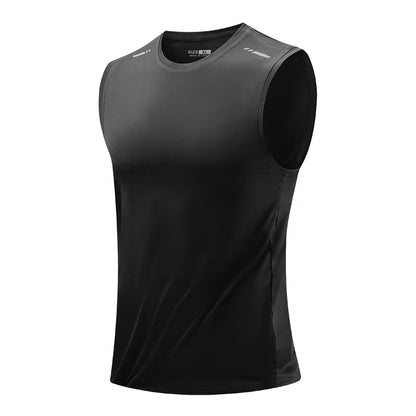 Men'S Running Vest Quick Drying Gym Tank Top Men Fitness Sleeveless Shirt Male Mesh Breathable Fitness Sports Vest